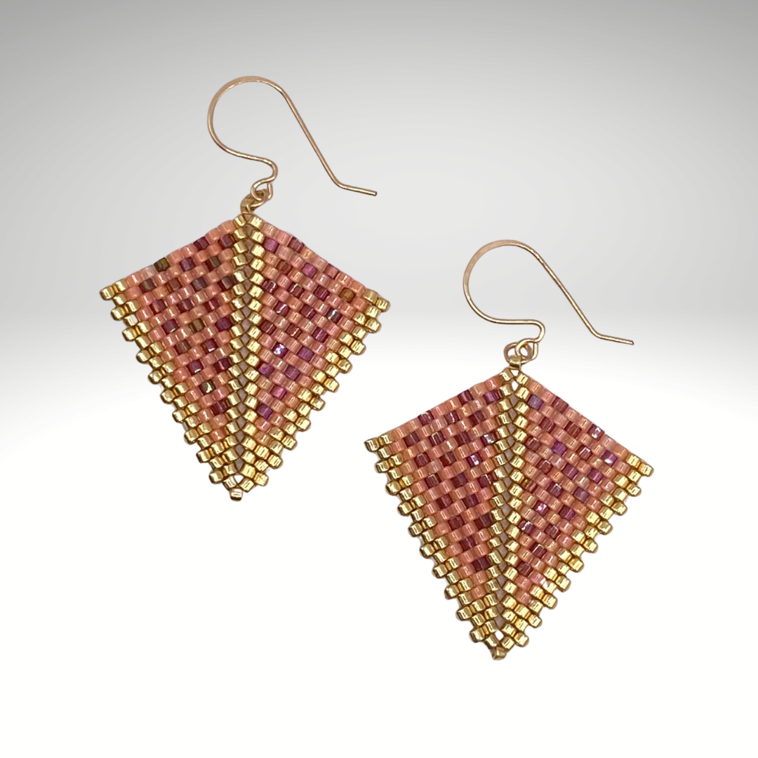 Peachy Keen Kite Earrings