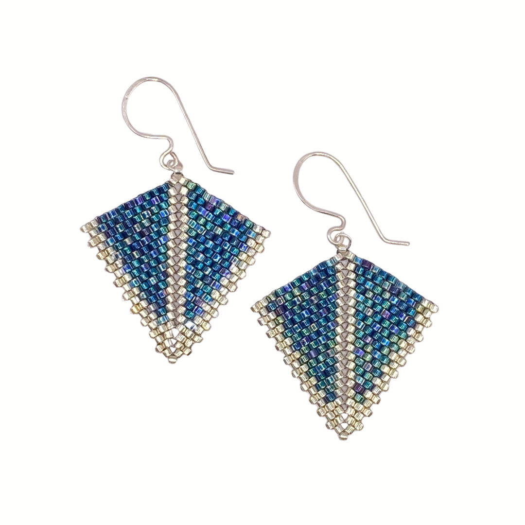 Ocean Blue Kite Earrings
